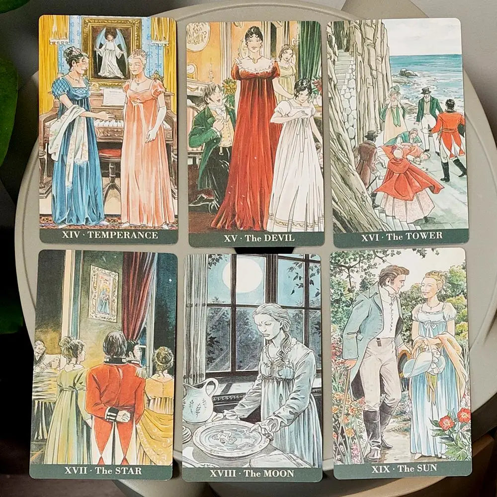 Jane Austen Tarot in Rigid Box - A Regency Romance Divination Deck for Literature Lovers