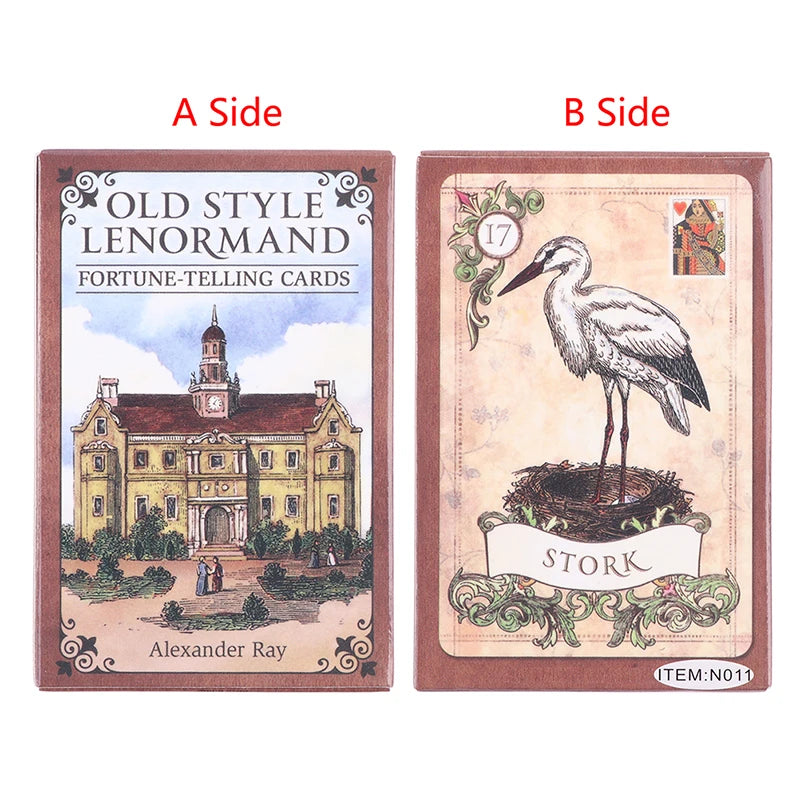 Old Style Lenormand Oracle Card Tarot