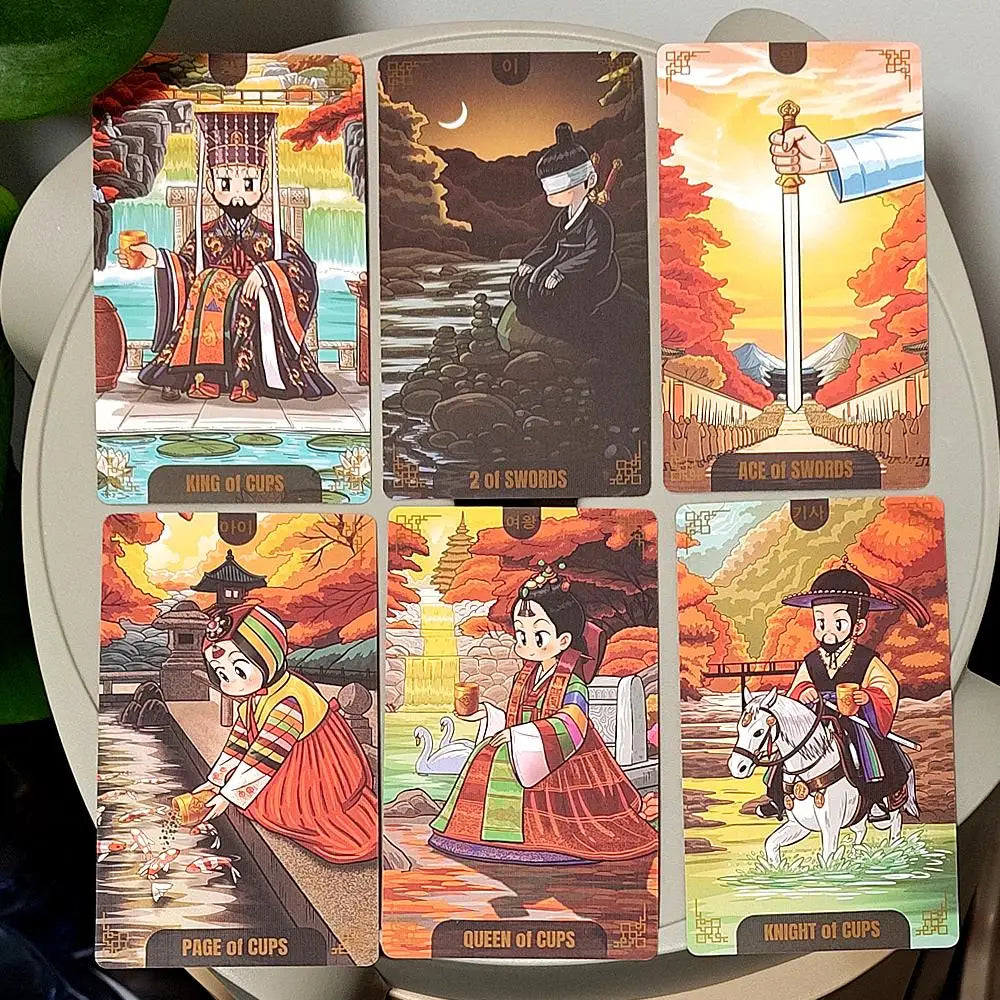 Korenji Tarot | Timeless in The Autumn | Chibi Tarot Deck