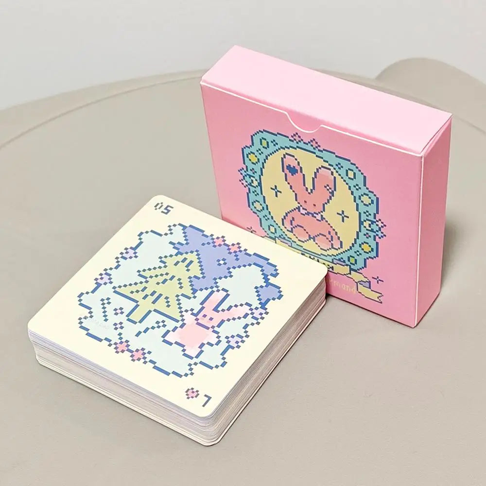 Kawaii Pixel Art Pinkish Lenormand Deck