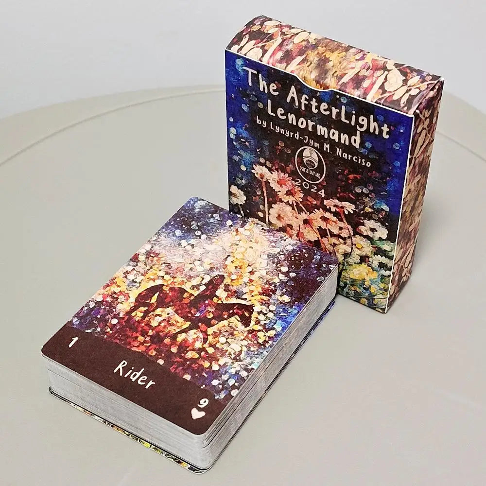 Afterlight Lenormand Deck and 12 Pcs Zodiac Oracle Cards