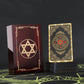 Gold Foil Tarot Dark Red