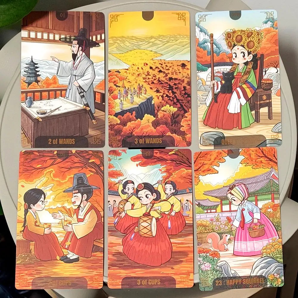 Korenji Tarot | Timeless in The Autumn | Chibi Tarot Deck