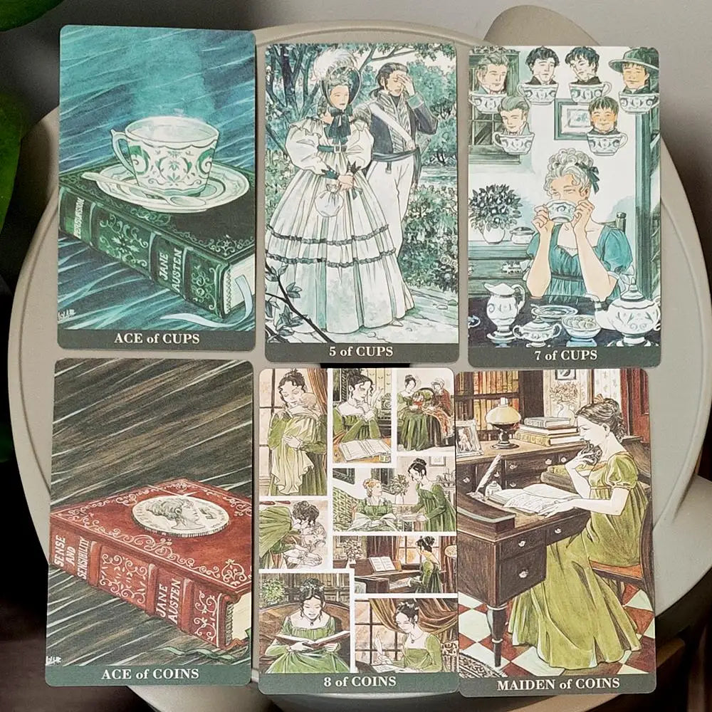 Jane Austen Tarot in Rigid Box - A Regency Romance Divination Deck for Literature Lovers