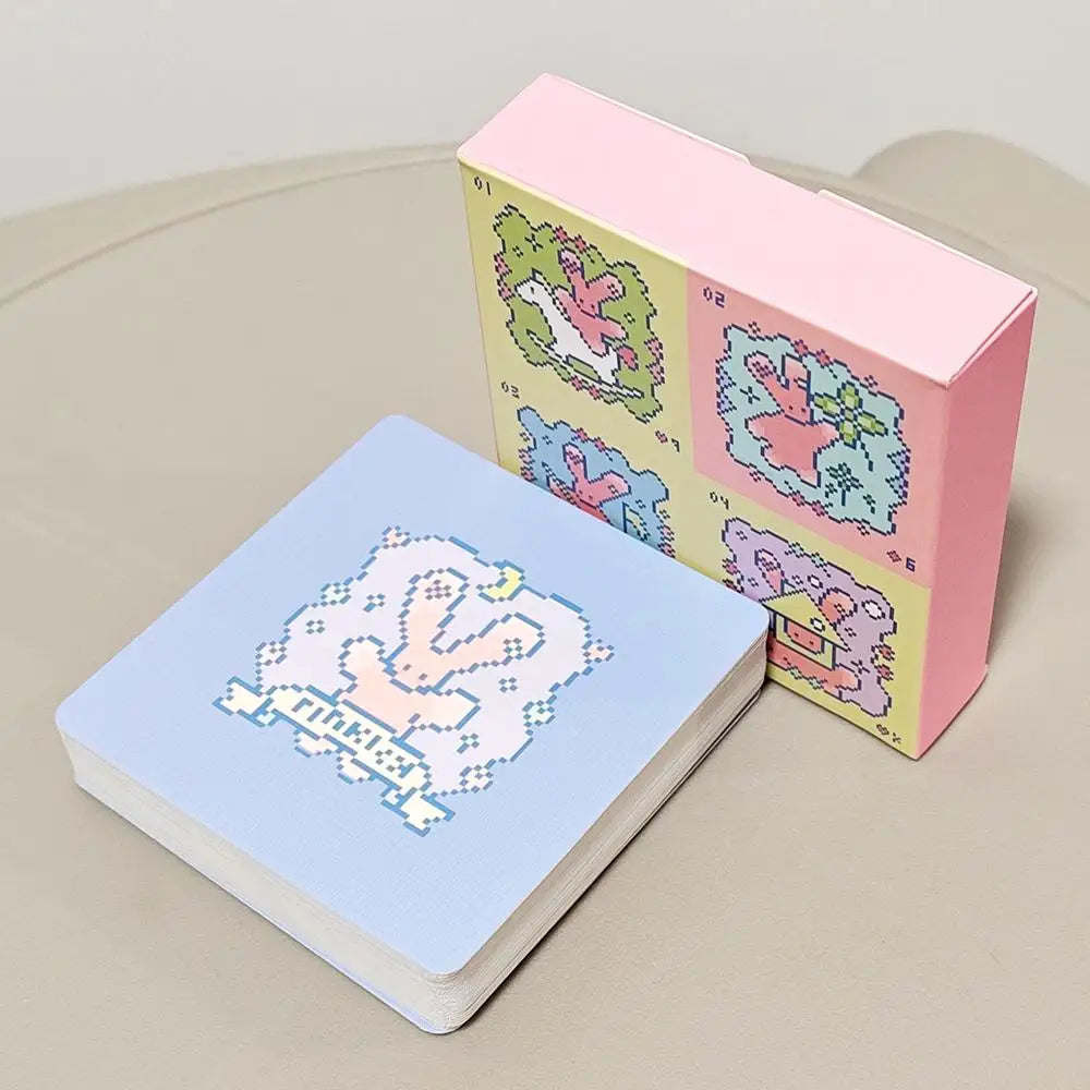 Kawaii Pixel Art Pinkish Lenormand Deck