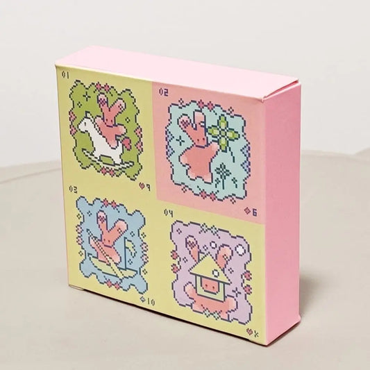 Kawaii Pixel Art Pinkish Lenormand Deck