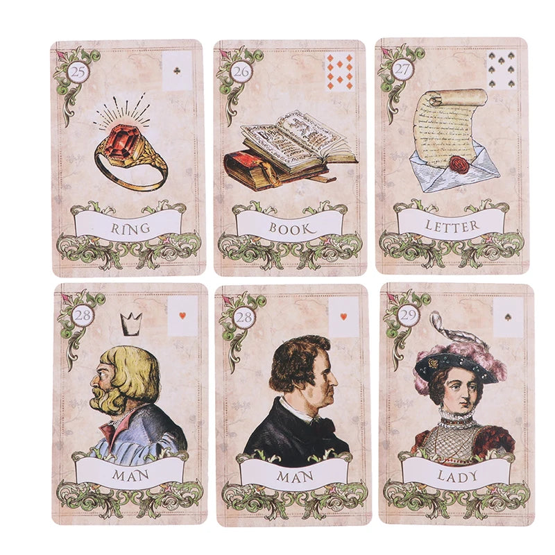 Old Style Lenormand Oracle Card Tarot