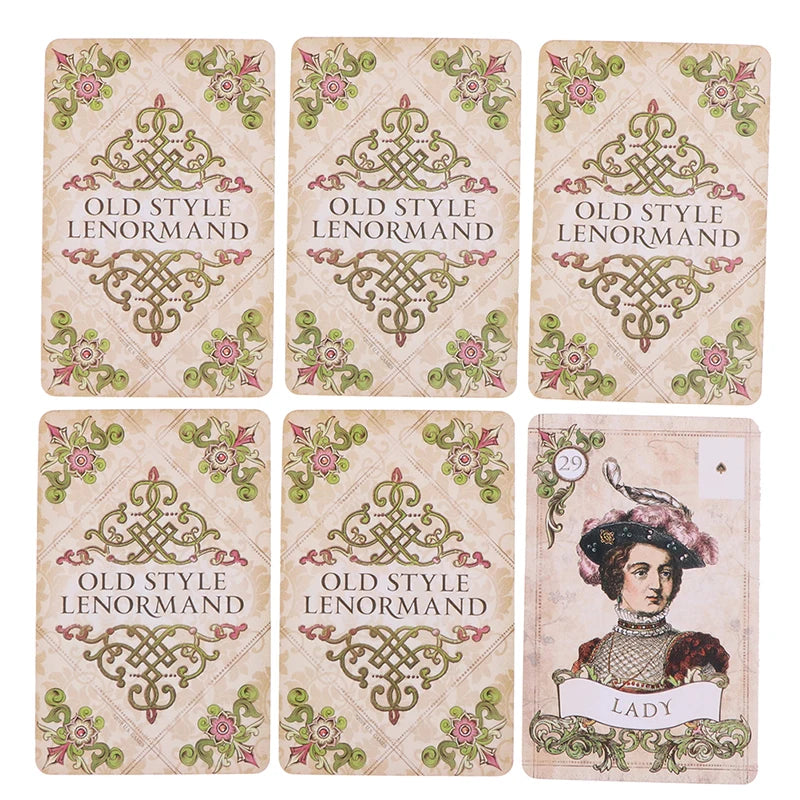 Old Style Lenormand Oracle Card Tarot