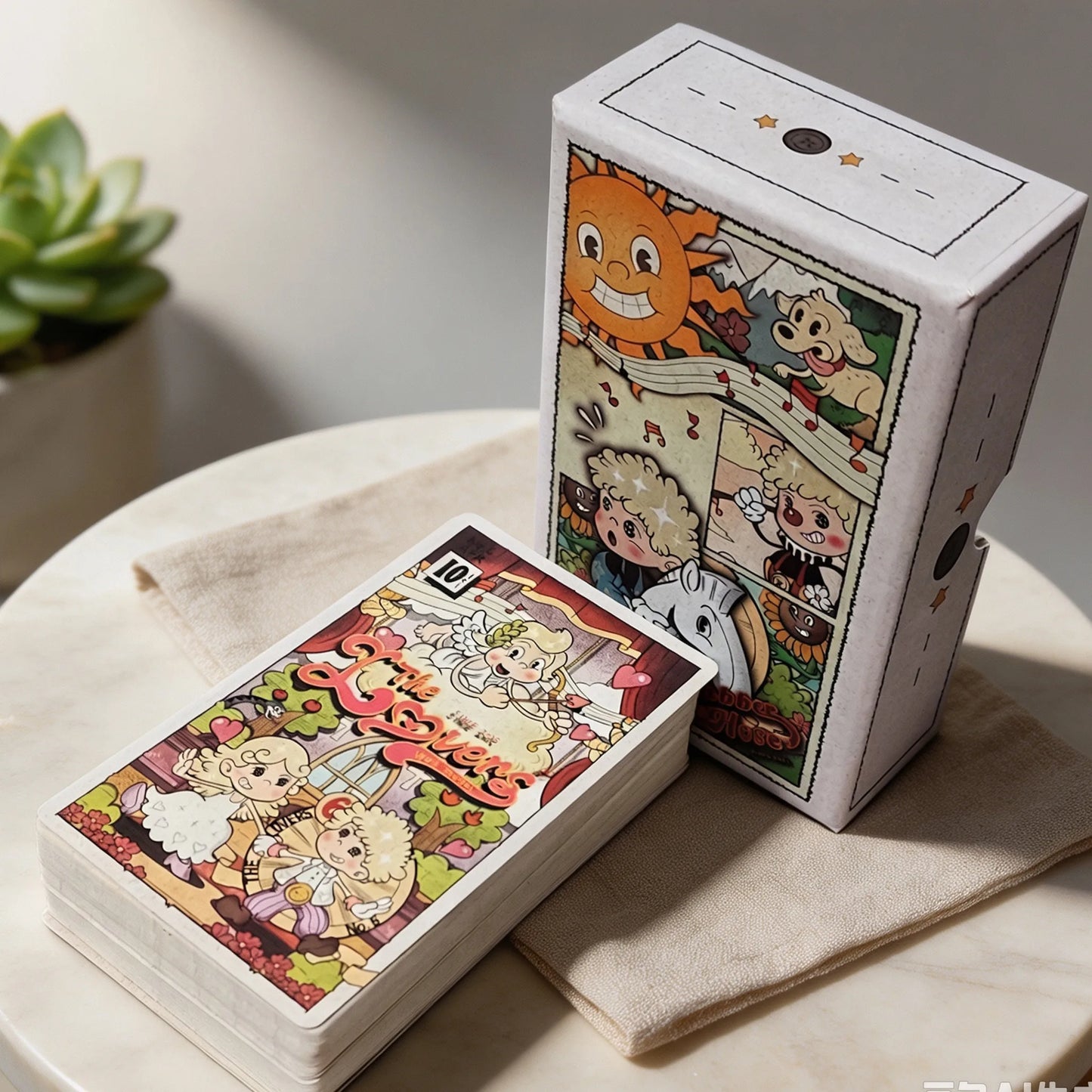 Vintage Rubber Hose Tarot Deck