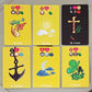 Lenormand Lucky Pro Deck – with Astrology, Planet & 4 Element Symbols, Color-Coded Meanings