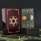 Gold Foil Tarot Dark Red