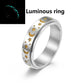Fashion Luminous Moon Star Spinner RIng