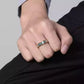 Fashion Luminous Moon Star Spinner RIng