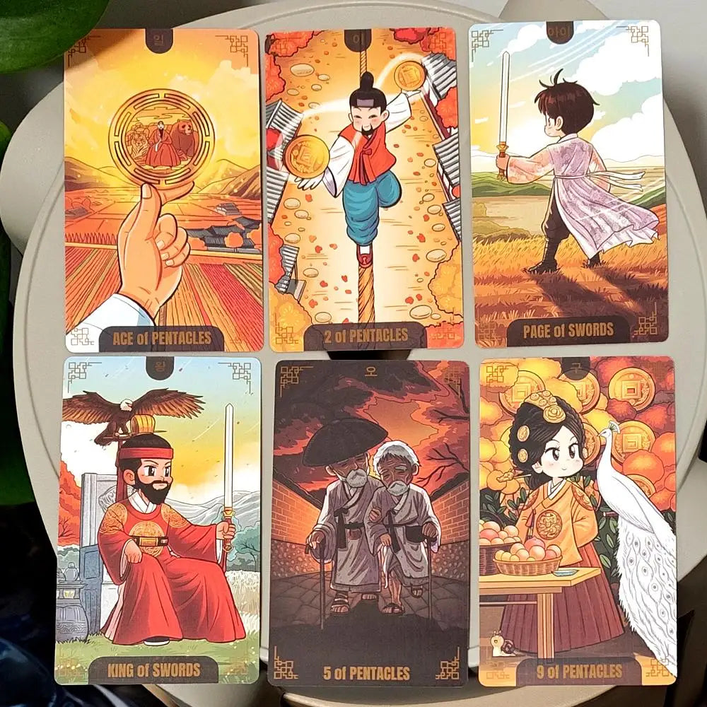 Korenji Tarot | Timeless in The Autumn | Chibi Tarot Deck