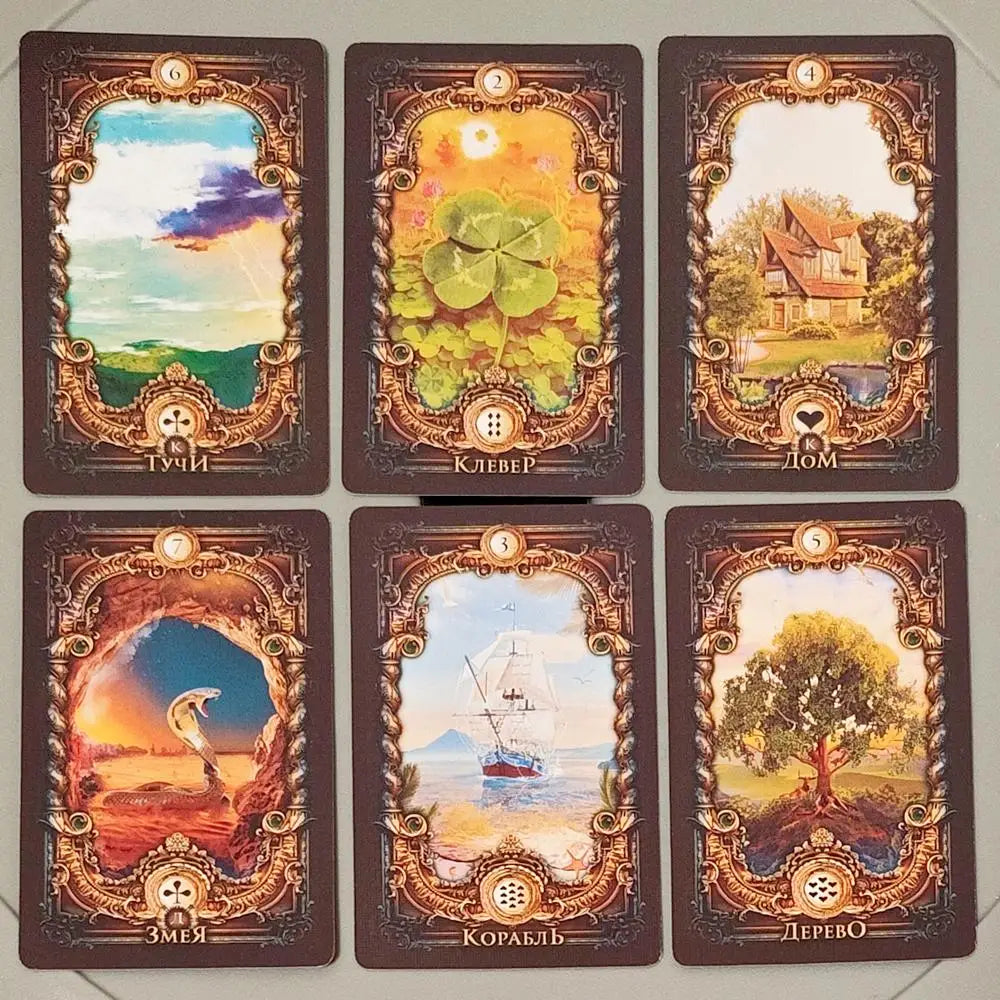 Magic Mirror Lenormand in Russian Language