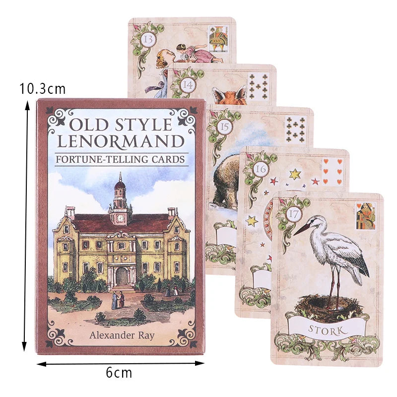 Old Style Lenormand Oracle Card Tarot