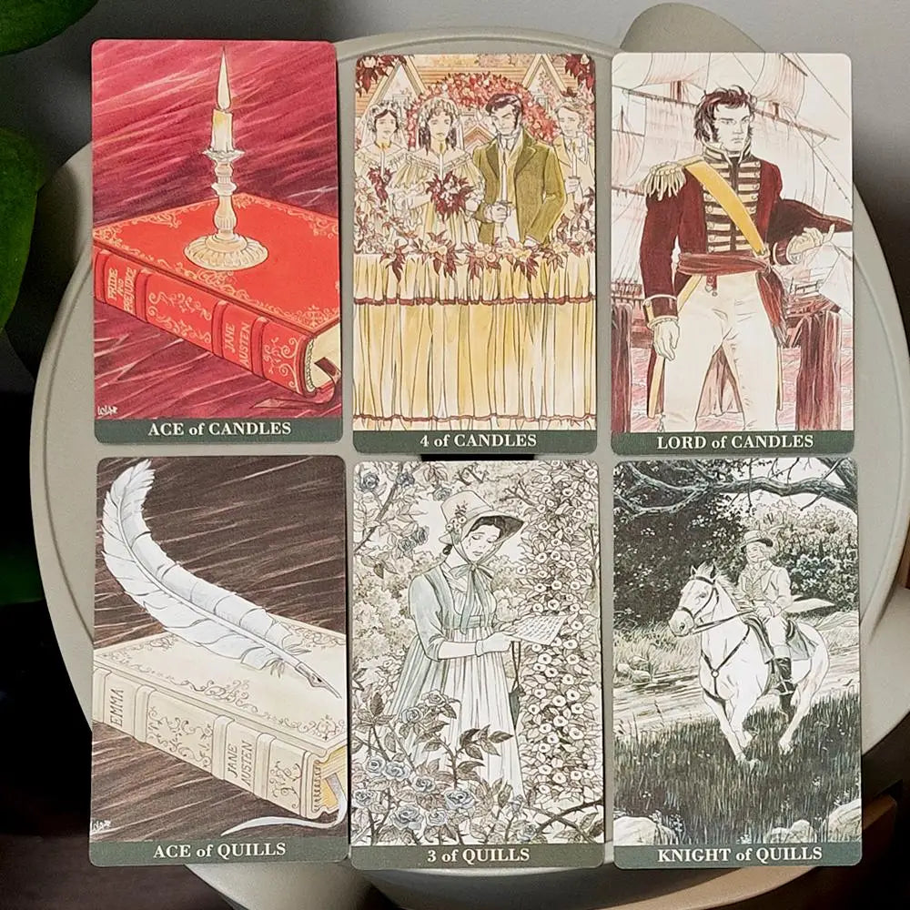Jane Austen Tarot in Rigid Box - A Regency Romance Divination Deck for Literature Lovers