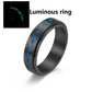 Fashion Luminous Moon Star Spinner RIng