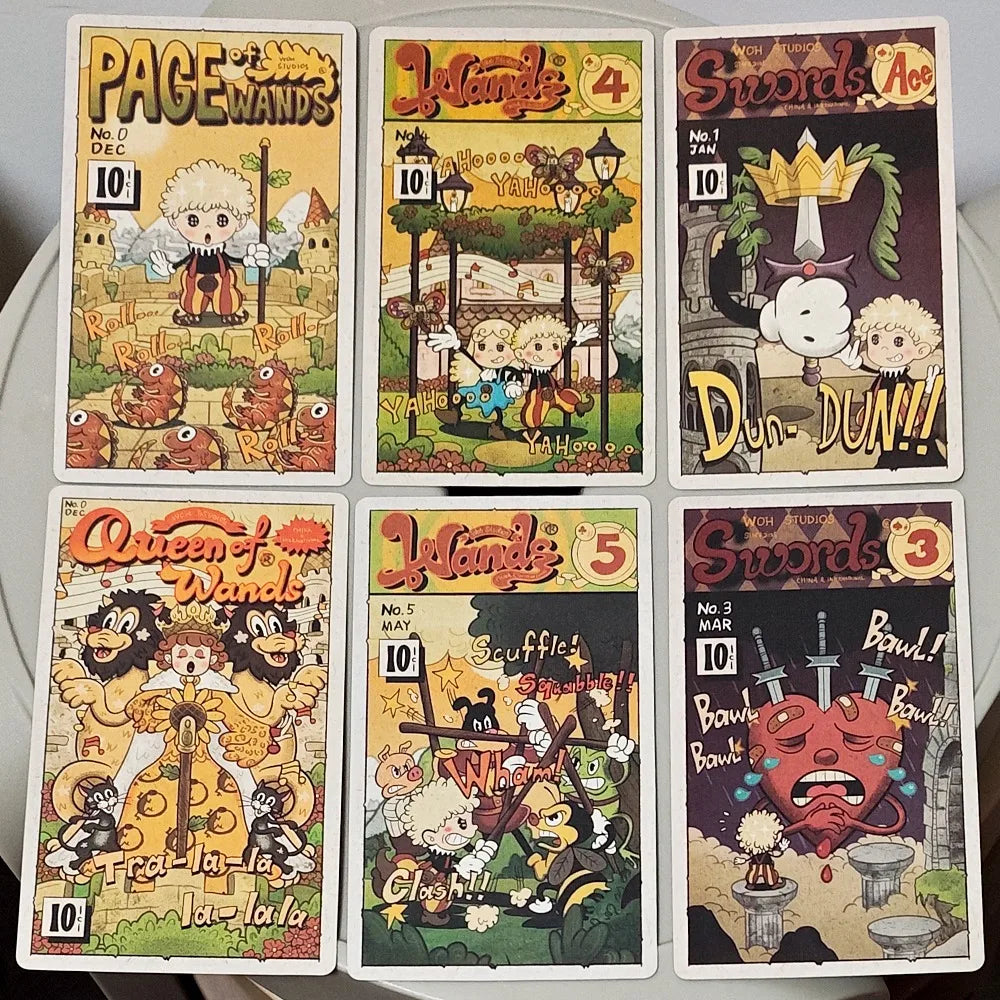 Vintage Rubber Hose Tarot Deck