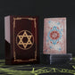 Gold Foil Tarot Dark Red