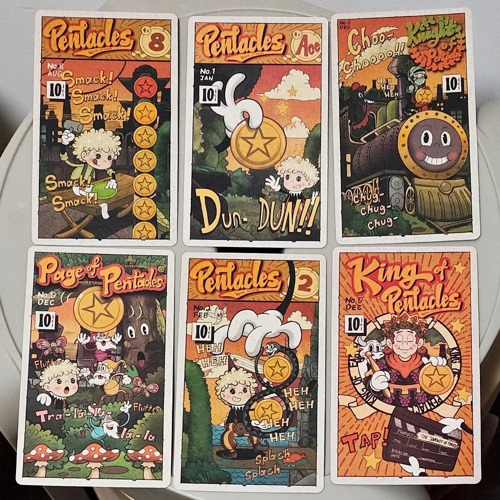 Vintage Rubber Hose Tarot Deck