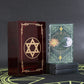 Gold Foil Tarot Dark Red